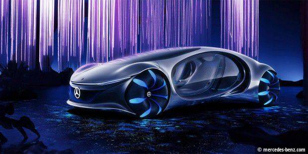 Wideo Vision AVTR: Mercedes koncepcyjny jedzie na boki